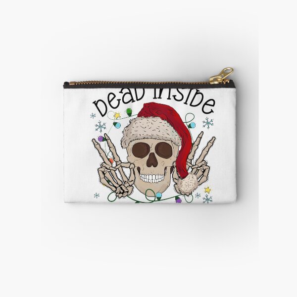 Item preview, Christmas Skull Dead Inside But Jolly AF designed and sold by Just Be Different.