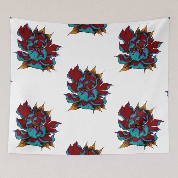 Item preview, Freeehand Colorful Peony designed and sold by nathanXfriend.