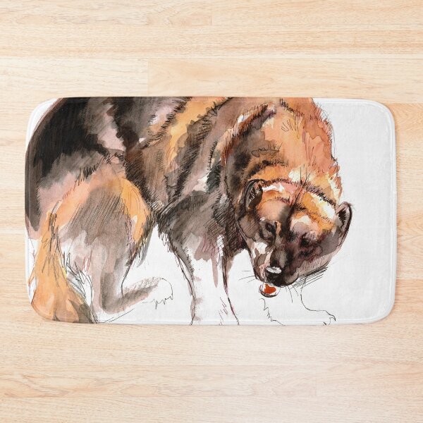 Item preview, Gulo gulo Watercolor #3 designed and sold by belettelepink.
