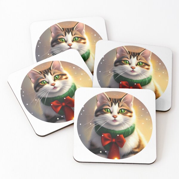 Item preview, Funny Cat Christmas designed and sold by ArtificialCraft.