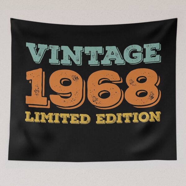Item preview, VINTAGE 1968 LIMITED EDITION DISTRESSED RETRO BIRTHDAY GIFT IDEA designed and sold by Kipcio.