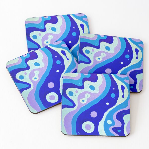 Item preview, “Cerulean & Serene” - Painting designed and sold by Tibby Caps.