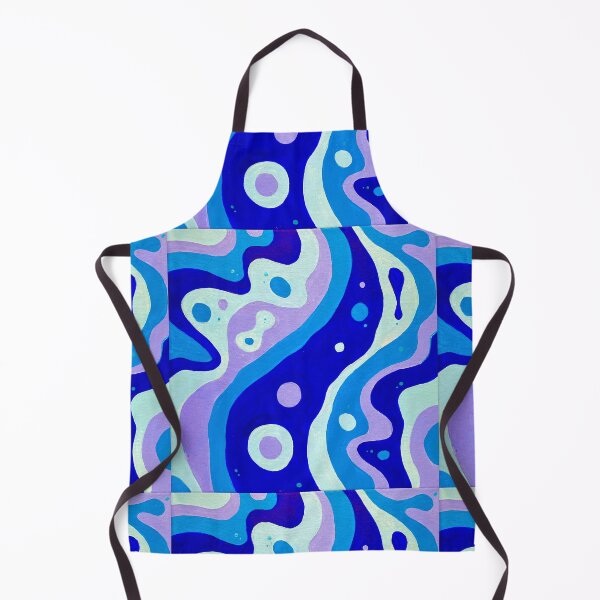 Item preview, “Cerulean & Serene” - Painting designed and sold by Tibby Caps.