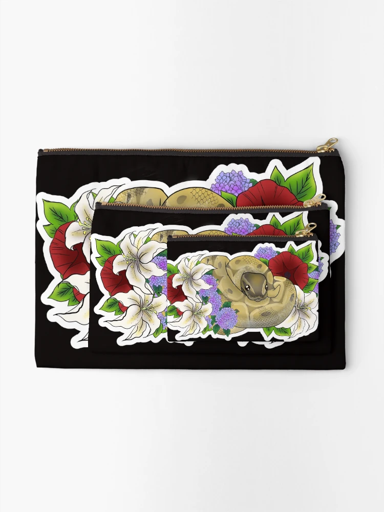 Thumbnail 2 of 4, Zipper Pouch, Ball Python Spider designed and sold by Kirin-Riki.