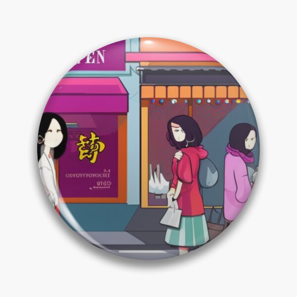 Item preview, Shopping in Beijing - China Cartoon Style designed and sold by DesignerKin.