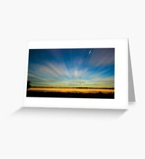 Pink Lake Reflections Greeting Card