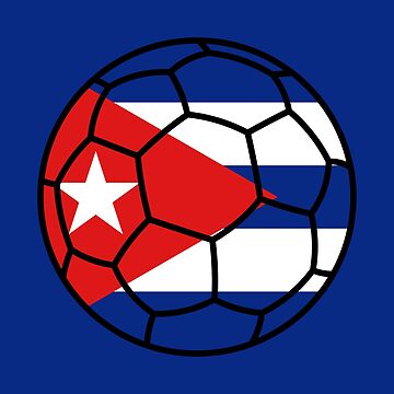 Cuba Football Sticker for Sale by Footballomatic