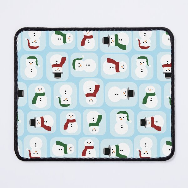 Item preview, Christmas Snowmen Tiles designed and sold by OkayKaylaMarie.