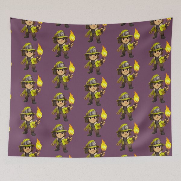 Item preview, spelunky boy with torch adventure character designed and sold by alexhales8008.