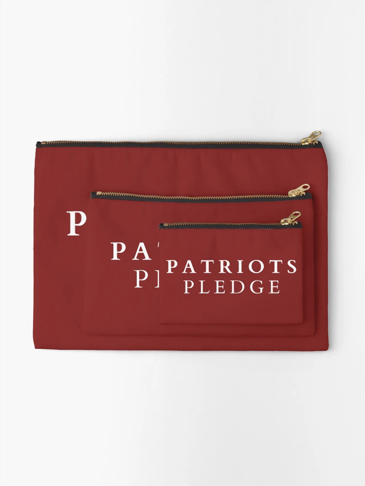 Thumbnail 2 of 4, Zipper Pouch, Patriots Pledge designed and sold by DesignUneed.