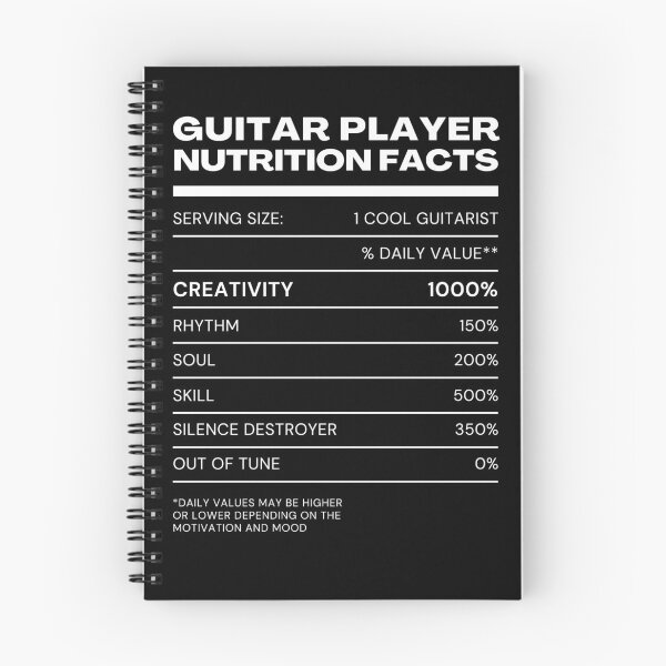 Item preview, Guitar Player Nutrition Facts designed and sold by weirdrelatives.
