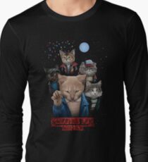 Camiseta de manga larga Cosas extrañas de piel