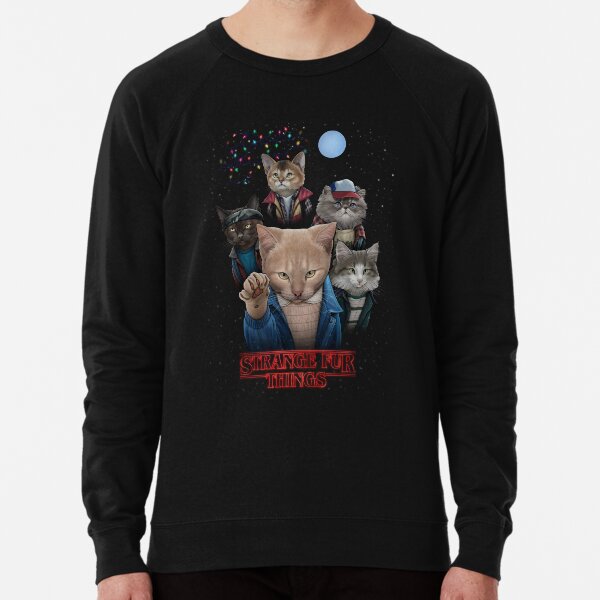 Choses étranges de fourrure Sweatshirt léger