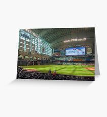Astros Baseball Greeting Card