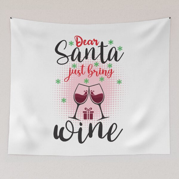 Item preview, Dear Santa Just Bring Wine  designed and sold by bolimj.