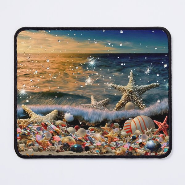 Item preview, Sea made of Christmas decorations designed and sold by Arthoughts.