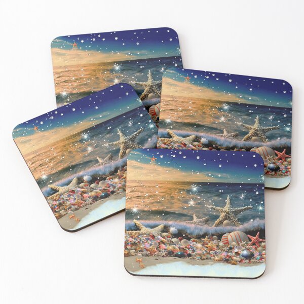 Item preview, Sea made of Christmas decorations designed and sold by Arthoughts.