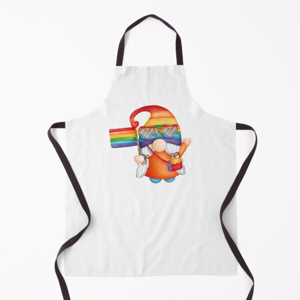 Item preview, Pride LGBT rainbow gnome girl 5 designed and sold by TasimaDesign.