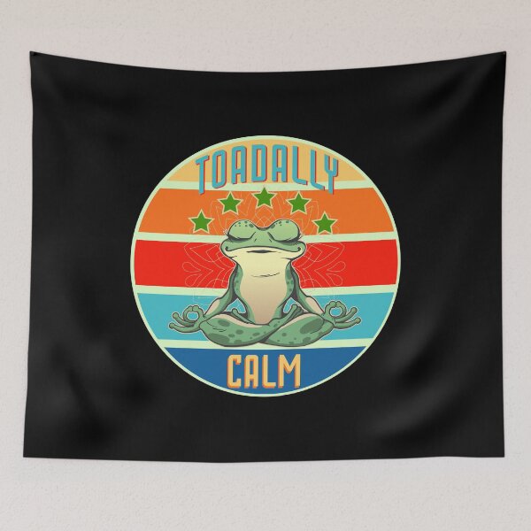 Item preview, Toad and Frog Humor, Toadally Calm designed and sold by artfulnotebook.
