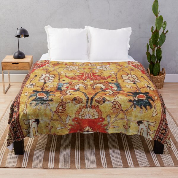 Item preview, Late 19th Century Fine Tabriz Rug Print designed and sold by Vicky Brago-Mitchell®.