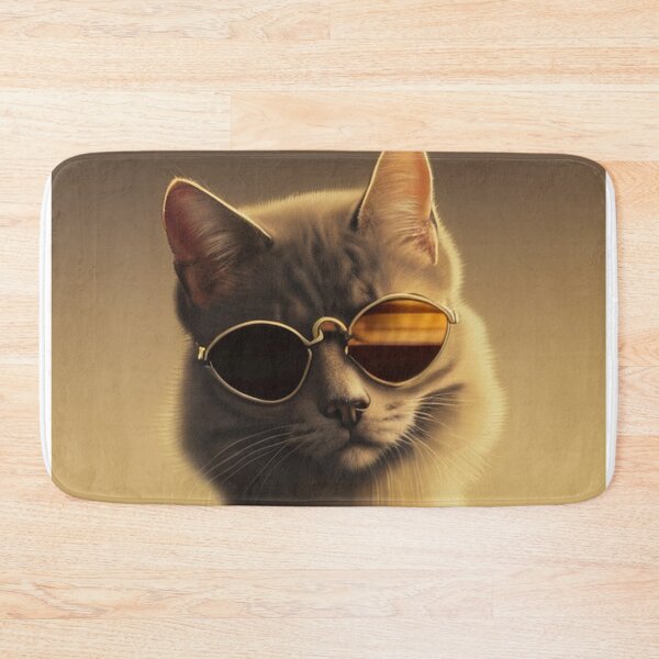 Artikelvorschau, exklusive fetzige modische haute cat mit brille entworfen und verkauft von ValleyDream.
