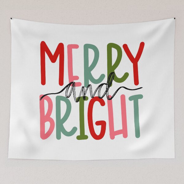 Item preview, Merry And Bright Christmas Women Girls Kids Toddlers Cute T-Shirt designed and sold by Trendy Shirt.