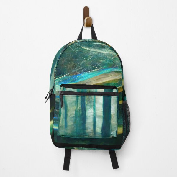 Item preview, Teal Blue Feather in the Woods O2 designed and sold by zeroupmedia.