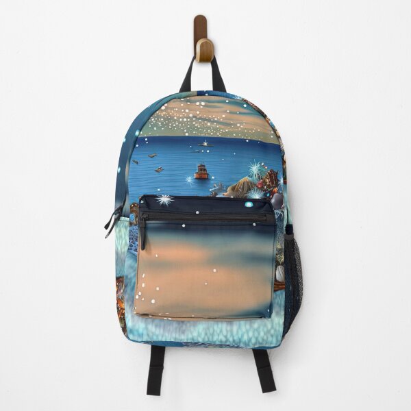 Item preview, Sea made of Christmas decorations designed and sold by Arthoughts.