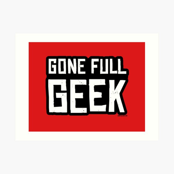 GoneFullGeek "Red Dead" Art Print