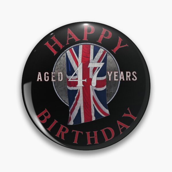 Item preview, Happy Birthday aged 47 Years - 47th Birthday designed and sold by ALesterDesign.