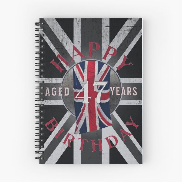 Item preview, Happy Birthday aged 47 Years - 47th Birthday designed and sold by ALesterDesign.
