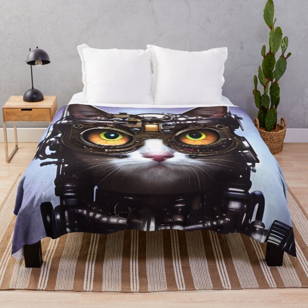 Item preview, Steampunk Cat - Modern Digital Art designed and sold by Ai-michiart.