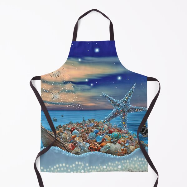 Item preview, Sea made of Christmas decorations designed and sold by Arthoughts.