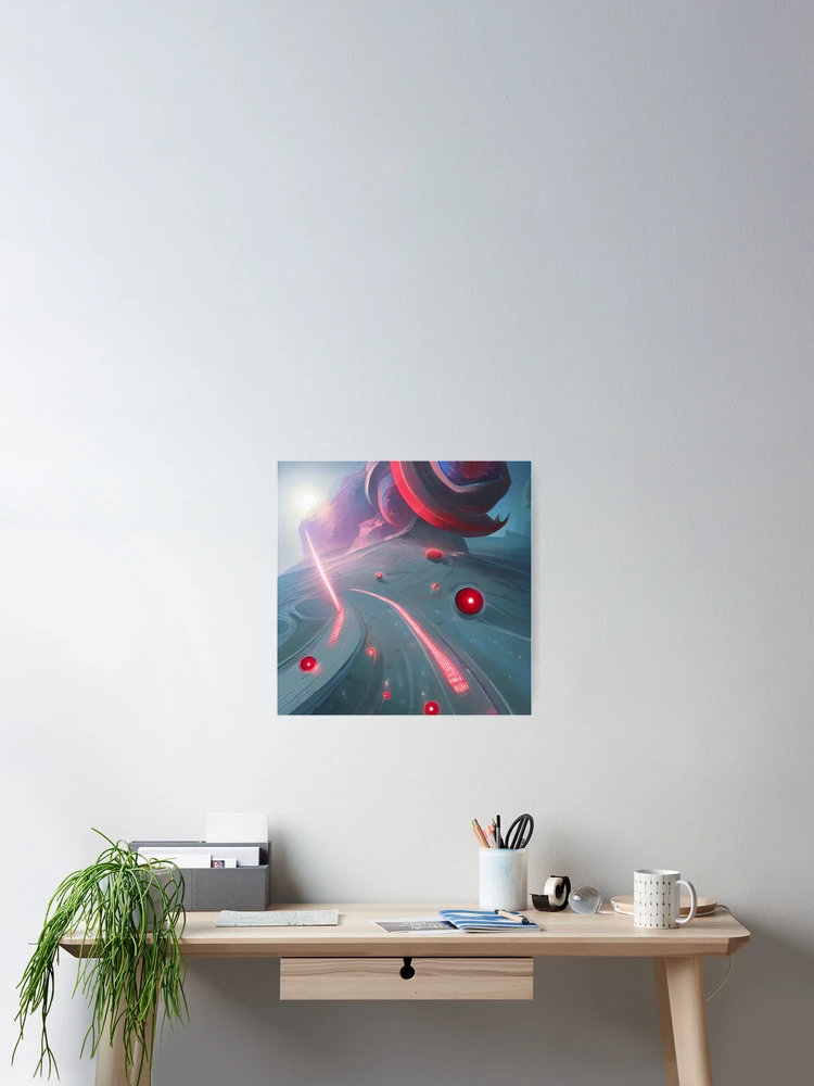 Aperçu 2 sur 3. Poster avec l'œuvre Crusing The Interstate créée et vendue par Sub-Ruminations.