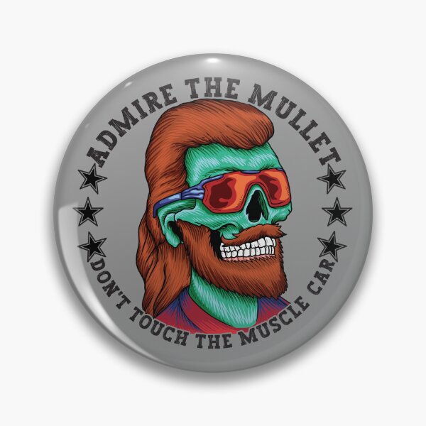 Item preview, Funny Muscle Car Admire The Mullet Hairdo designed and sold by CharJens.