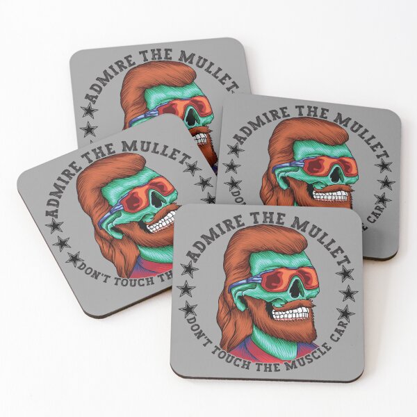 Item preview, Funny Muscle Car Admire The Mullet Hairdo designed and sold by CharJens.