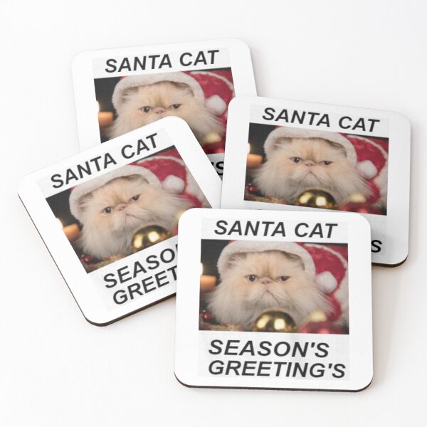 Item preview, SANTA CAT-SEASON'S GREETING'S designed and sold by giantstep.
