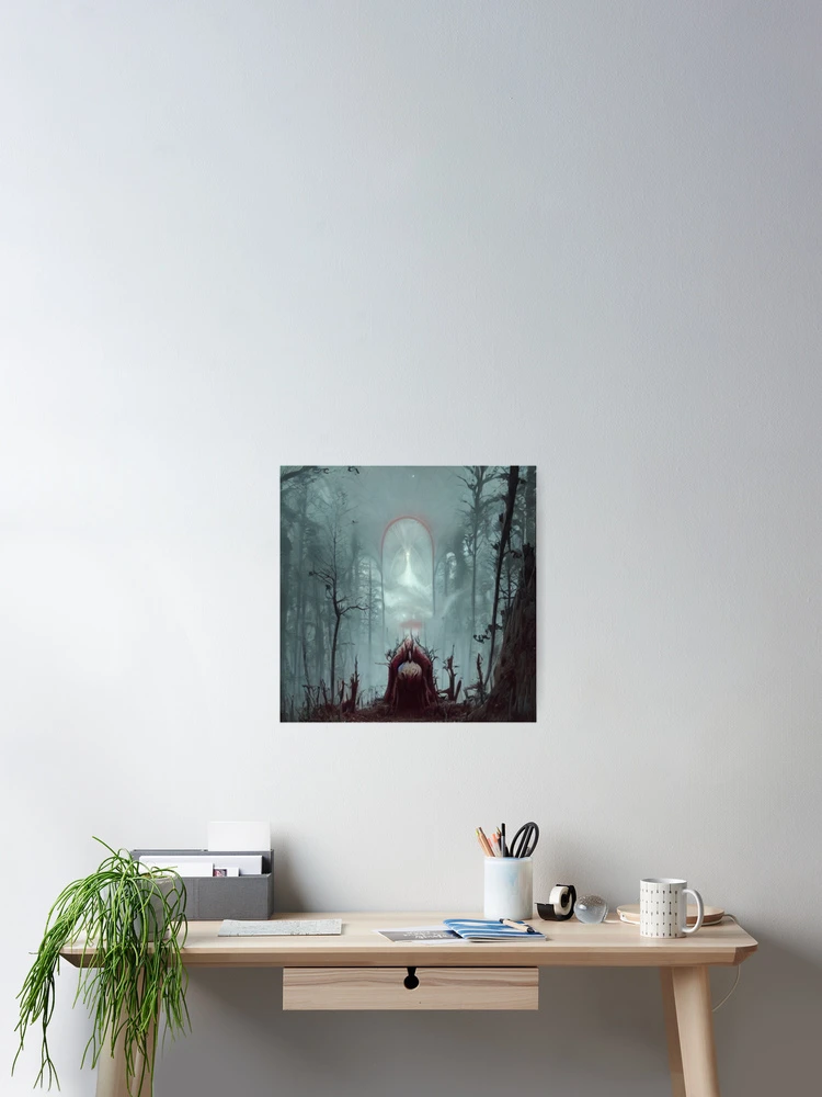 Aperçu 2 sur 3. Poster avec l'œuvre High Forest Altar créée et vendue par Sub-Ruminations.