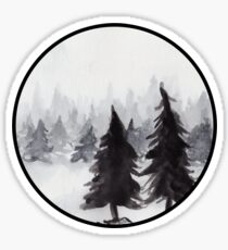 White Winter Sticker