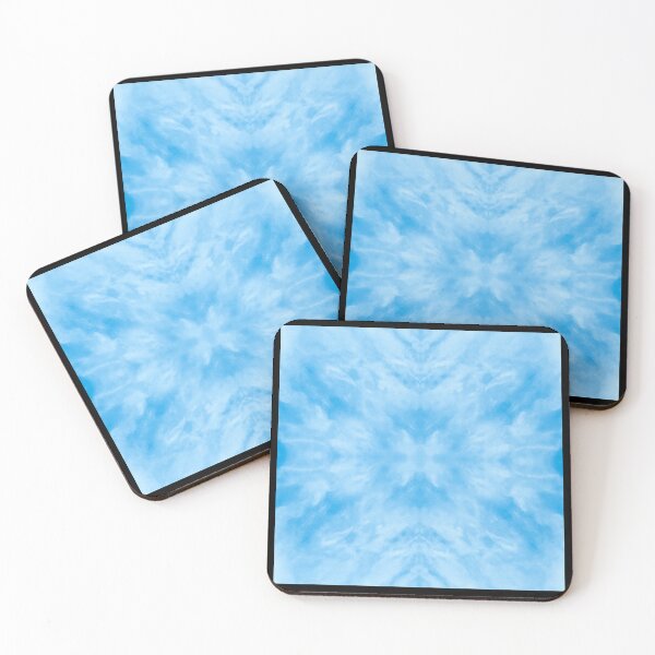 Item preview, Dreamy Clouds Kaleidoscopic Seamless Pattern Blue designed and sold by Reconocer.