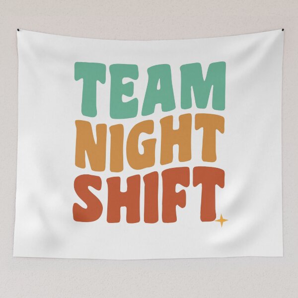 Item preview, Team Night Shift - (Colour) designed and sold by TaraGbear.