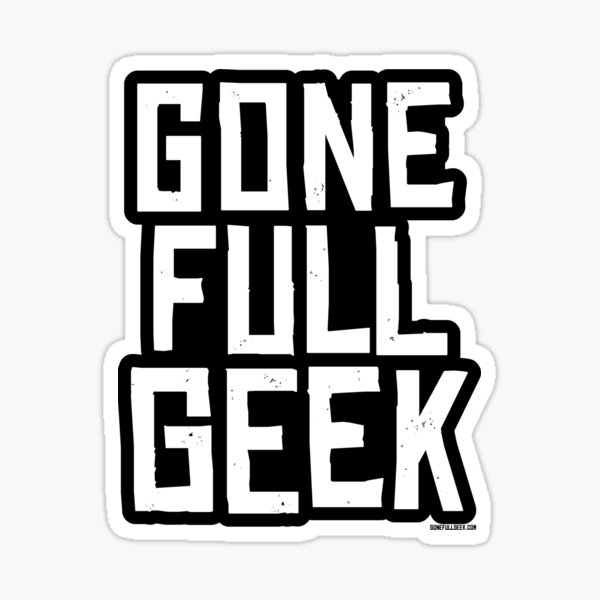 GoneFullGeek "Red Dead" Stacked Sticker