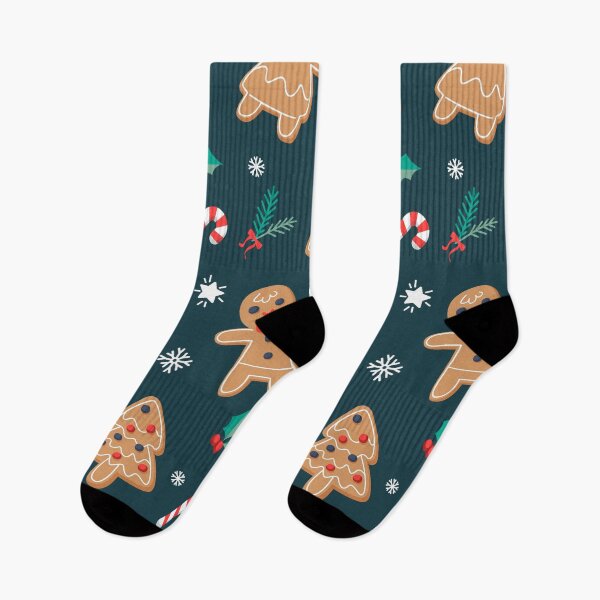 Item preview, Cute Christmas Elements Pattern designed and sold by Vector Scout Lab.
