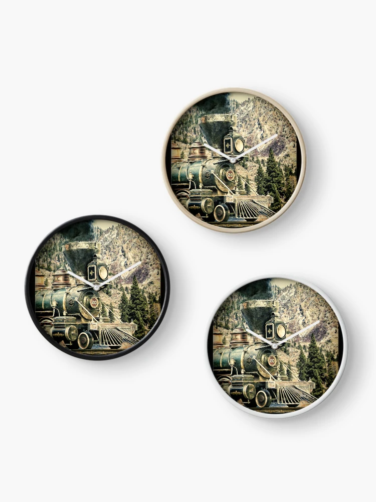 Thumbnail 3 of 4, Clock, V.& T. R. R. designed and sold by Richard Gerhard.