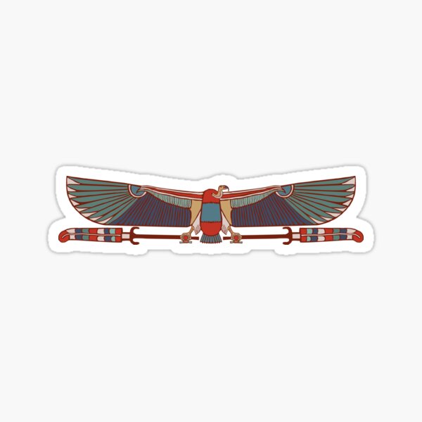 Nekhbet: under the wings of the goddess Sticker