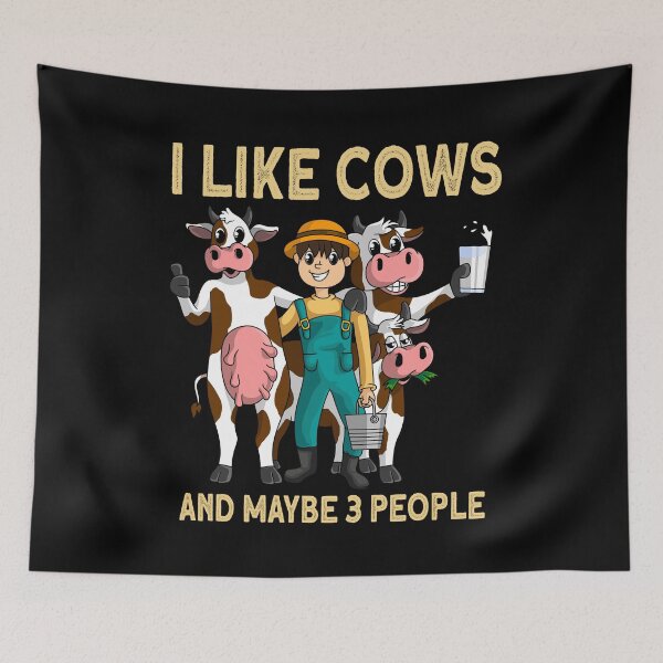 Item preview, i like cows and maybe 3 people - cow Farmer designed and sold by Ibu83.