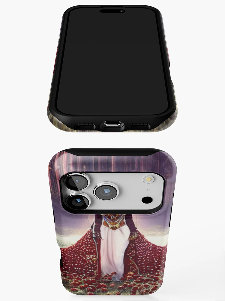 Imagen 3 de 4, Funda de iPhone con la obra Rose Queen Of The Purple Palace, diseñada y vendida por Sub-Ruminations.