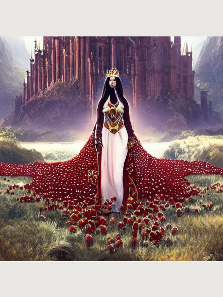 Imagen 6 de 6, Sudadera con capucha oversize prémium con la obra Rose Queen Of The Purple Palace, diseñada y vendida por Sub-Ruminations.