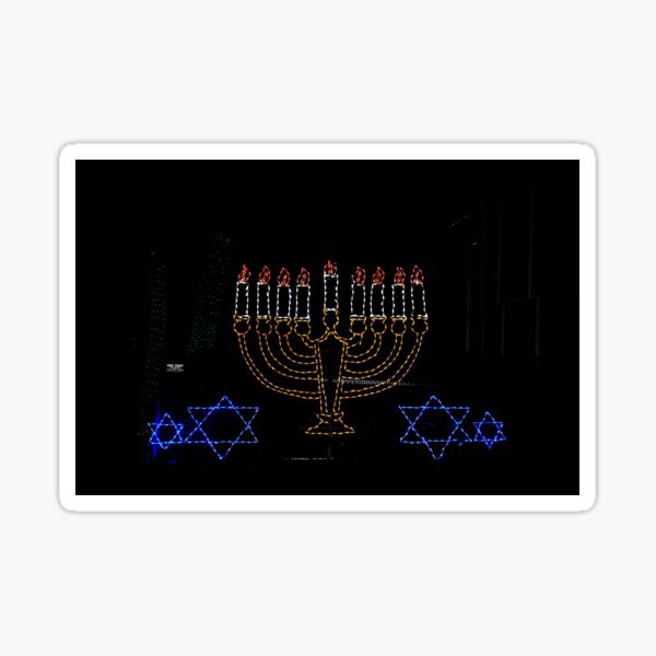 12 adornos de bola de cristal de Hanukkah, bolas de adorno de estrella de  David Hanukkah, adornos de menorá judía blanca y azul para decoraciones de