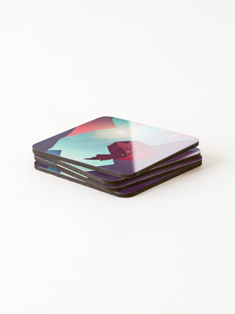 Thumbnail 4 of 5, Coasters (Set of 4), Ruby Hammer designed and sold by Sub-Ruminations.